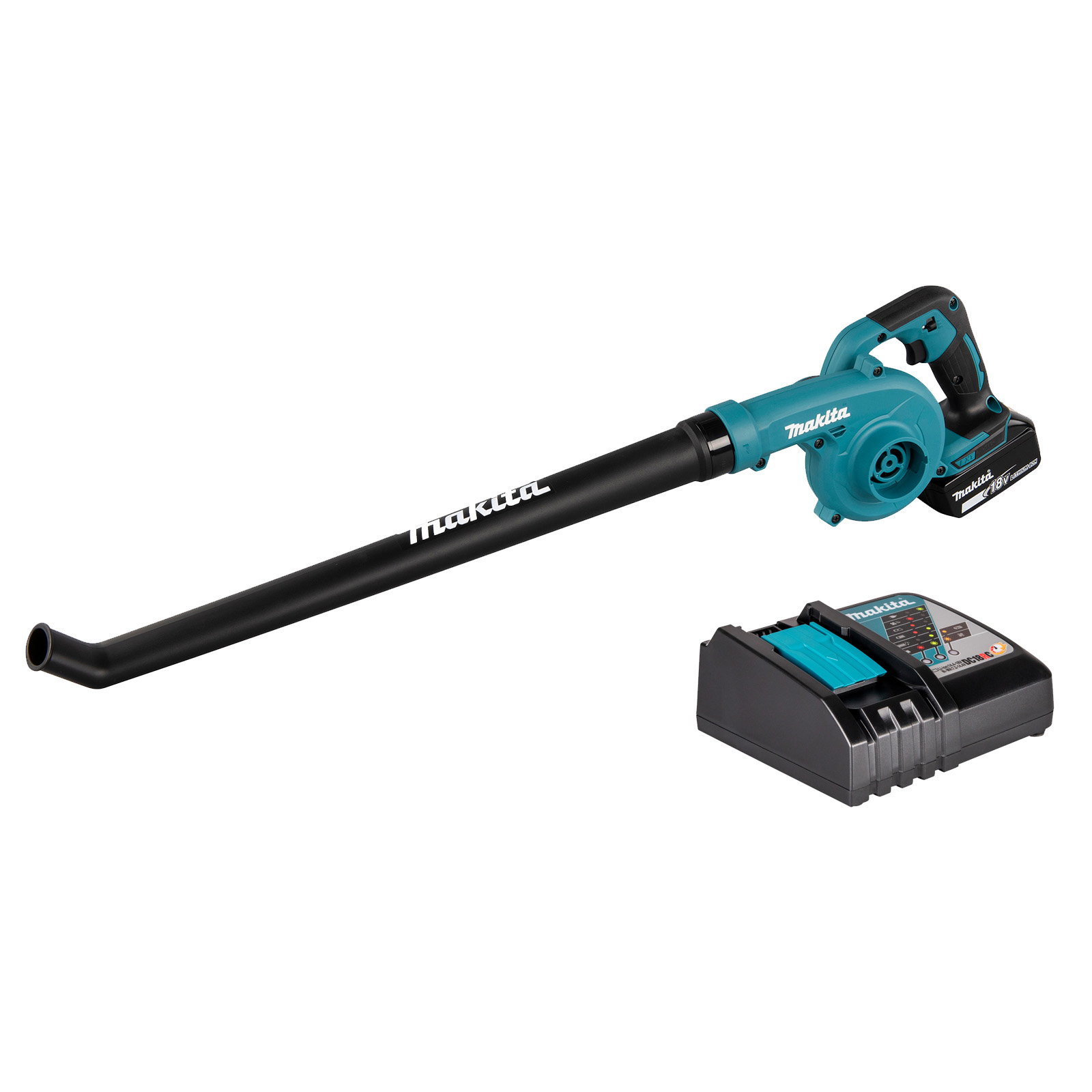Makita DUB186 18v LXT Cordless Leaf Blower 1 x 5ah Li-ion Battery Charger